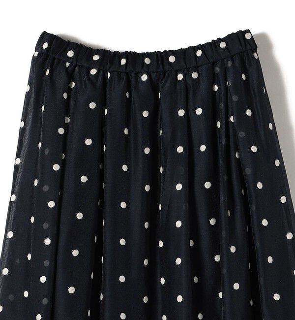 SHIPS for women「〈手洗い可能〉ドット 刺繍 ギャザー スカート」|スカート|