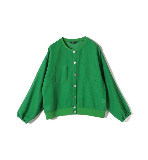 SHIPS Colors 「SHIPS Colors:〈手洗い可能〉メッシュ ノーカラー ハオリ 2◇」|ブルゾン・スタジャン|