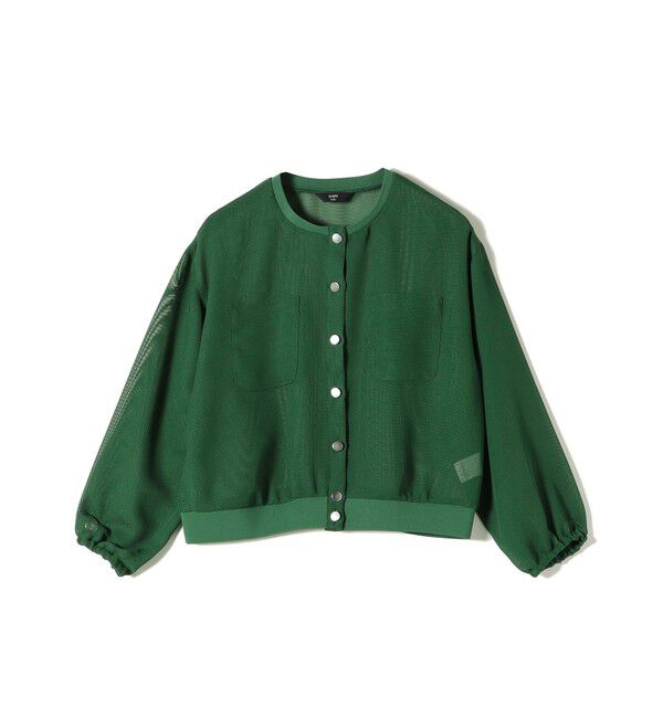 SHIPS Colors 「SHIPS Colors:〈手洗い可能〉メッシュ ノーカラー ハオリ 2◇」|ブルゾン・スタジャン|