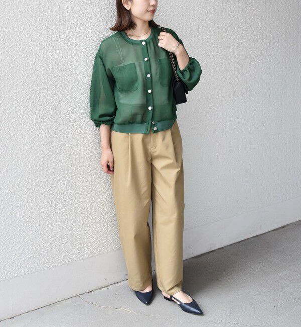 SHIPS Colors 「SHIPS Colors:〈手洗い可能〉メッシュ ノーカラー ハオリ 2◇」|ブルゾン・スタジャン|