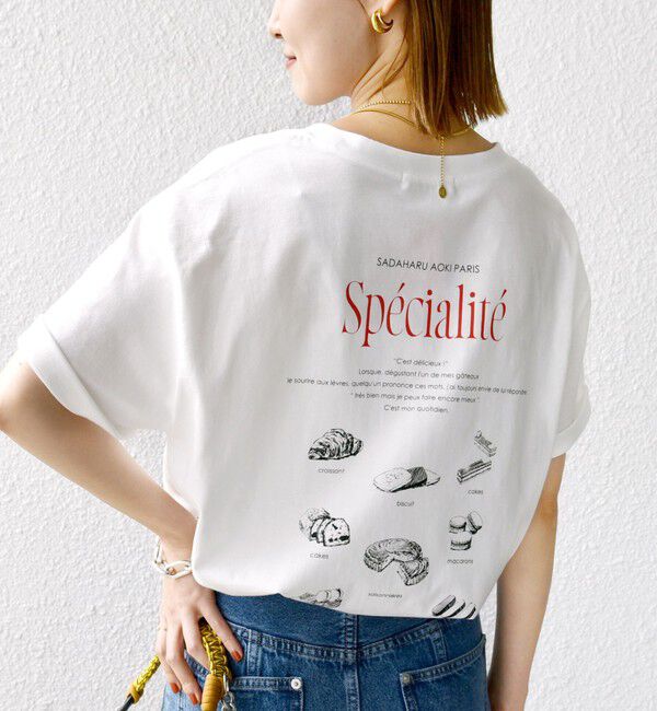 SHIPS for women「サダハルアオキ コラボ TEE」|Tシャツ・カットソー|ライトホワイト