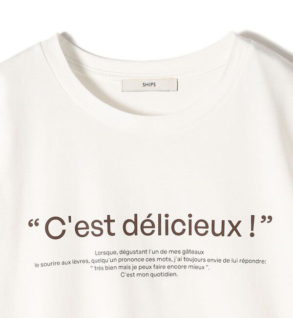 SHIPS for women「サダハルアオキ コラボ TEE」|Tシャツ・カットソー|