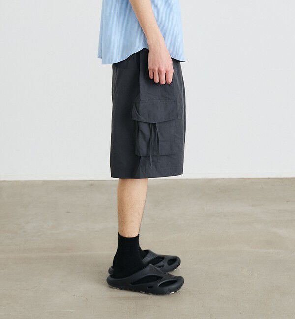 SHIPS「City Ambient Products: CTN/NYN バギー カーゴ ショーツ」|チノ|