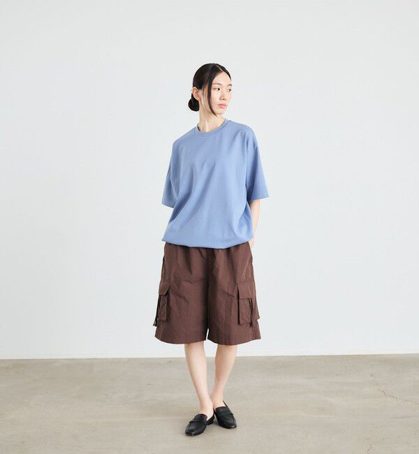 SHIPS「City Ambient Products: CTN/NYN バギー カーゴ ショーツ」|チノ|