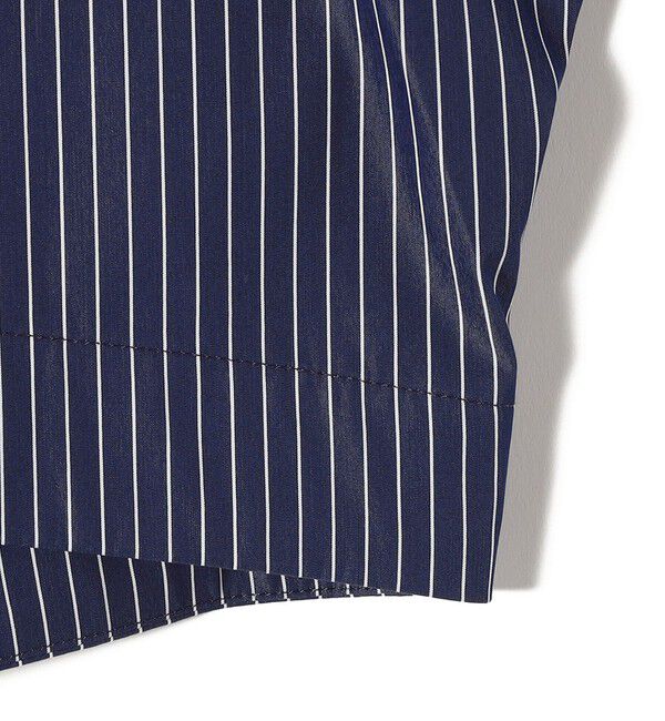 SHIPS for women「〈手洗い可能〉綿 ポリエステル ストライプ 羽織 シャツ」|シャツ・ブラウス|