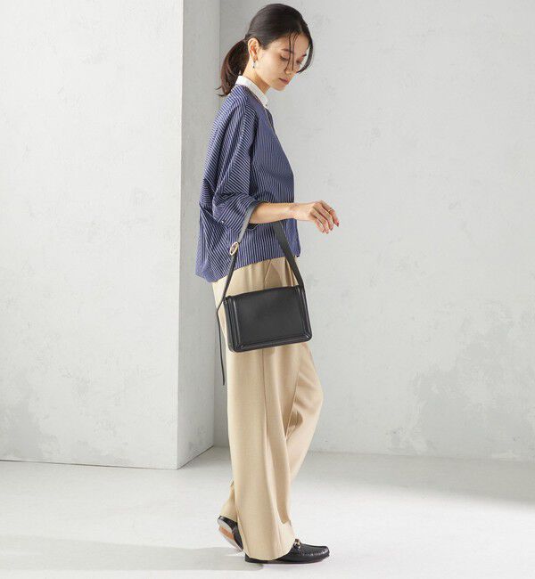 SHIPS for women「〈手洗い可能〉綿 ポリエステル ストライプ 羽織 シャツ」|シャツ・ブラウス|