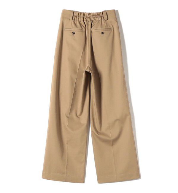 SHIPS for women「〈洗濯機可能〉ハイカウント ツイル 2タック ワイド パンツ」|その他|