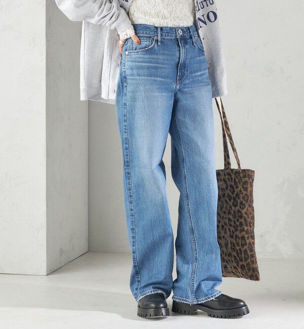 SHIPS for women「upper hights:THE NIECE MIDRISE」|デニム|ブルー