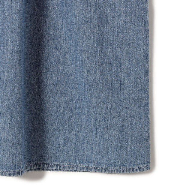 SHIPS for women「〈洗濯機可能〉ライトオンス デニム ウエスト 切替 ワンピース」|ワンピース|