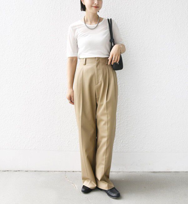 SHIPS for women「シアー フライス レイヤード TEE」|Tシャツ・カットソー|