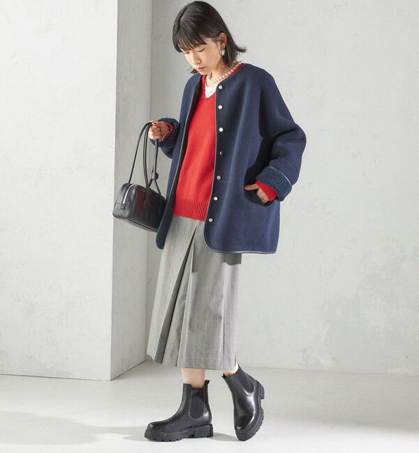 SHIPS for women「《一部追加予約》チェック ボックス プリーツ スカート」|スカート|