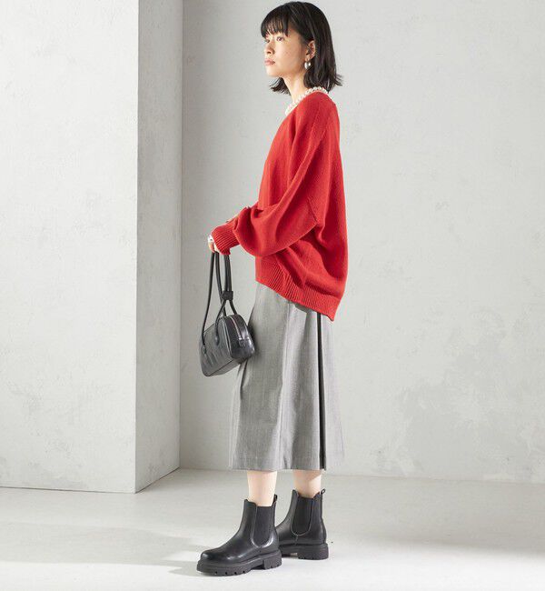 SHIPS for women「《一部追加予約》チェック ボックス プリーツ スカート」|スカート|