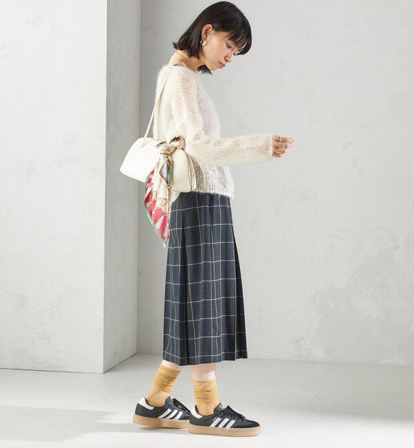 SHIPS for women「《一部追加予約》チェック ボックス プリーツ スカート」|スカート|