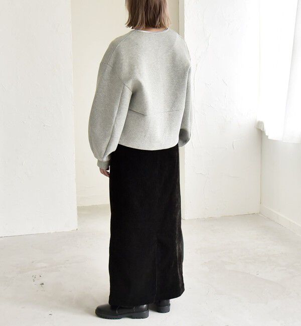 quaranciel「quaranciel:〈洗濯機可能〉ポンチ ロゴプリント スウェット ジップ ブルゾン カーディガン」|スウェット・ジャージ|