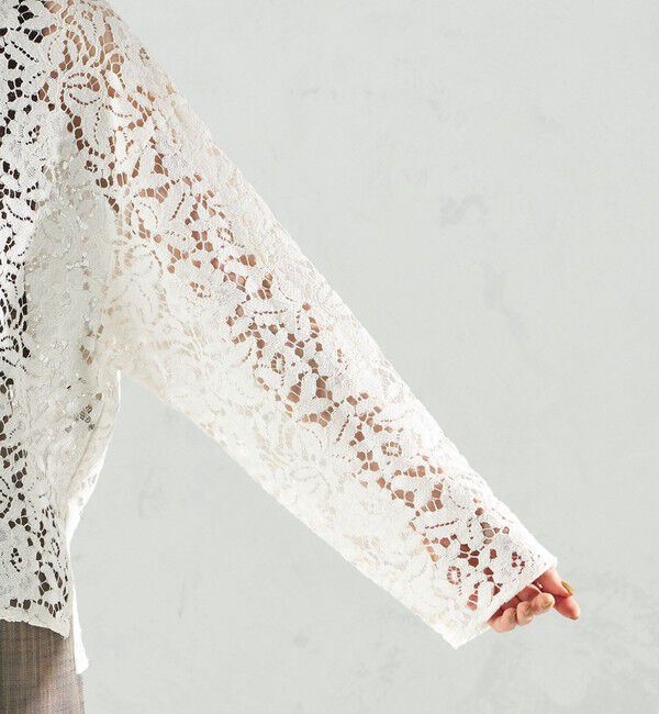SHIPS for women「〈手洗い可能〉レース シャツ 羽織」|シャツ・ブラウス|