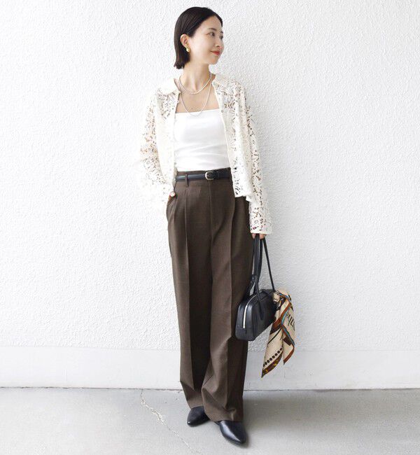 SHIPS for women「〈手洗い可能〉レース シャツ 羽織」|シャツ・ブラウス|