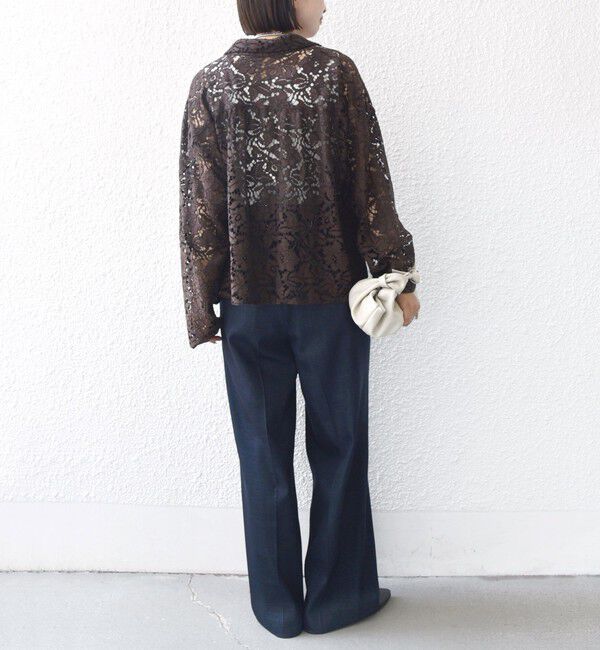 SHIPS for women「〈手洗い可能〉レース シャツ 羽織」|シャツ・ブラウス|