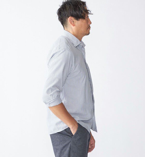 SHIPS「SHIPS: SMOOTH TEX ワイドカラー シャツ」|シャツ・ブラウス|