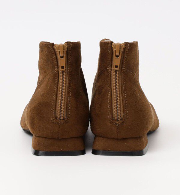 quaranciel「quaranciel: Vカット スクエアトゥ ショート ブーツ」|ショートブーツ|