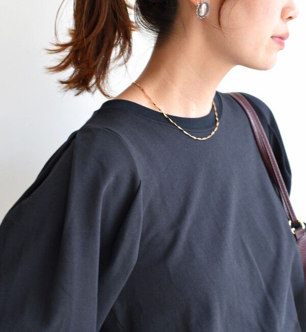 SHIPS for women「DEPEND インレー タック デザイン プルオーバー」|Tシャツ・カットソー|