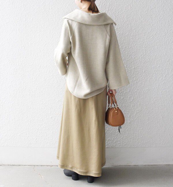 SHIPS any「SHIPS any:〈手洗い可能〉サカリバ スキッパー ビッグカラー プルオーバー」|Tシャツ・カットソー|