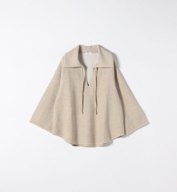 SHIPS any「SHIPS any:〈手洗い可能〉サカリバ スキッパー ビッグカラー プルオーバー」|Tシャツ・カットソー|