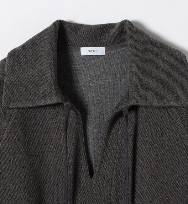 SHIPS any「SHIPS any:〈手洗い可能〉サカリバ スキッパー ビッグカラー プルオーバー」|Tシャツ・カットソー|