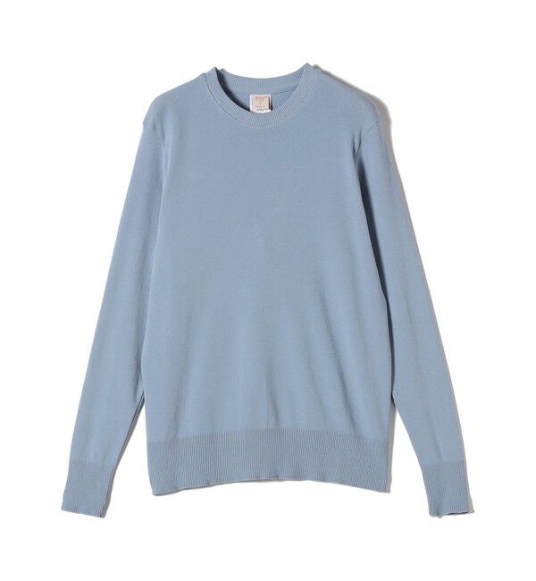 SHIPS for women「gicipi:クルーネック ジャストフィット ニットソー（FRAGORA）」|Tシャツ・カットソー|ライトブルー