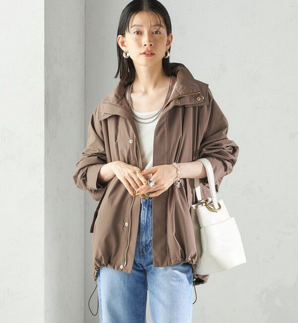 SHIPS for women「〈手洗い可能〉LIMONTA 撥水 ドルマン ブルゾン」|ブルゾン・スタジャン|