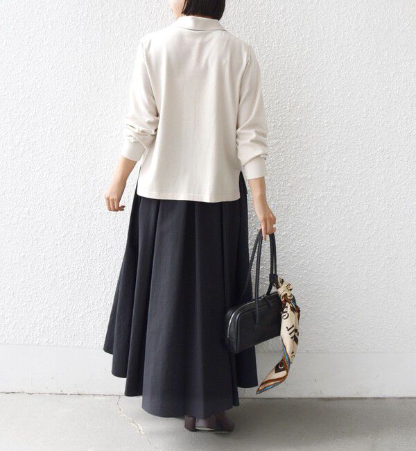 SHIPS for women「【WEB限定】〈手洗い可能〉ビーズ 刺しゅう 襟付 ニット カーディガン」|カーディガン|