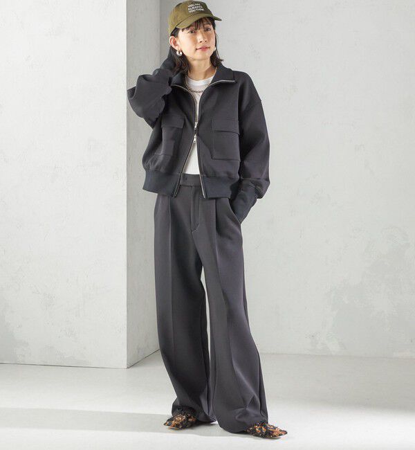 SHIPS for women「s.oyamadaコラボ:〈手洗い可能〉コットン エア ダンボール ブルゾン」|ブルゾン・スタジャン|