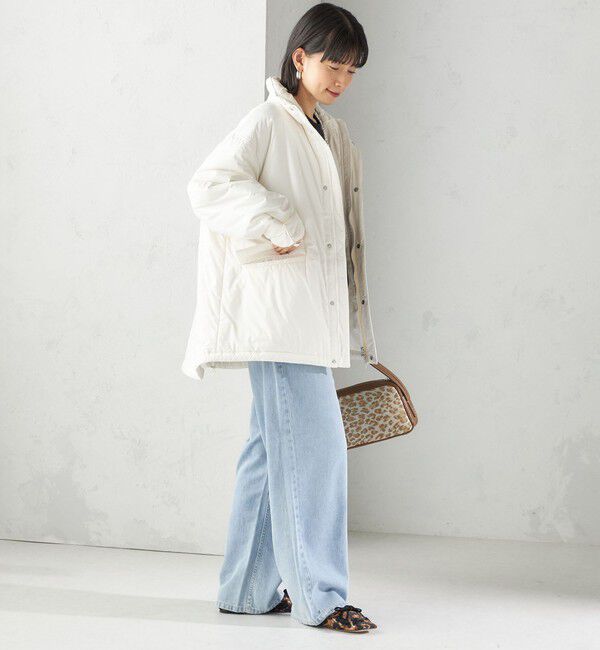 SHIPS for women「〈手洗い可能〉IMBOTEX 中綿 ミディ ジャケット」|その他|