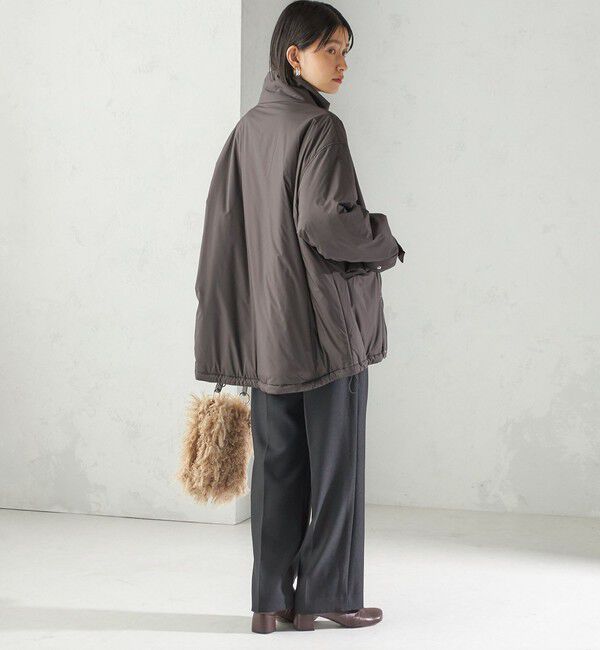 SHIPS for women「〈手洗い可能〉IMBOTEX 中綿 ミディ ジャケット」|その他|