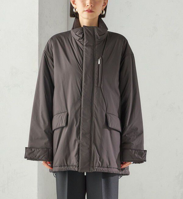 SHIPS for women「〈手洗い可能〉IMBOTEX 中綿 ミディ ジャケット」|その他|