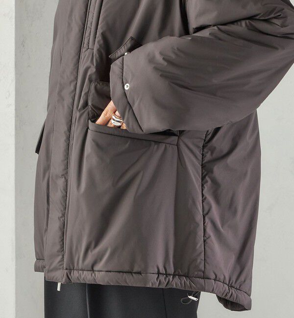 SHIPS for women「〈手洗い可能〉IMBOTEX 中綿 ミディ ジャケット」|その他|