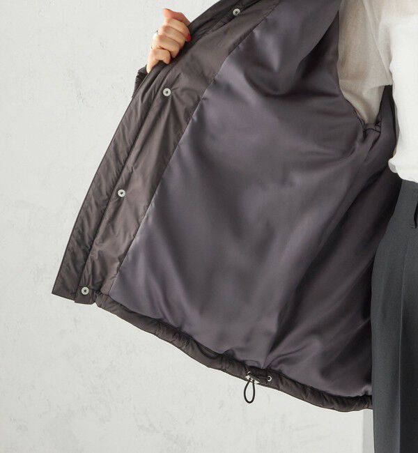 SHIPS for women「〈手洗い可能〉IMBOTEX 中綿 ミディ ジャケット」|その他|