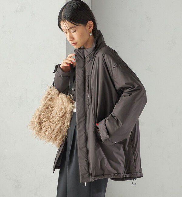 SHIPS for women「〈手洗い可能〉IMBOTEX 中綿 ミディ ジャケット」|その他|