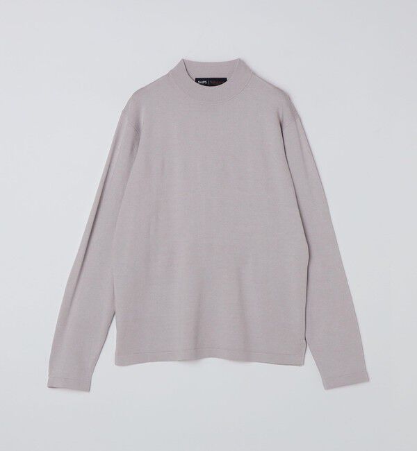 SHIPS Colors 「SHIPS Colors:〈吸湿発熱〉Solist(R)Heat 14ゲージ モックネックニット◇」|ニット・セーター|