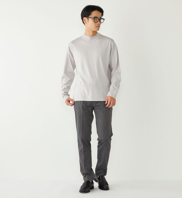 SHIPS Colors 「SHIPS Colors:〈吸湿発熱〉Solist(R)Heat 14ゲージ モックネックニット◇」|ニット・セーター|