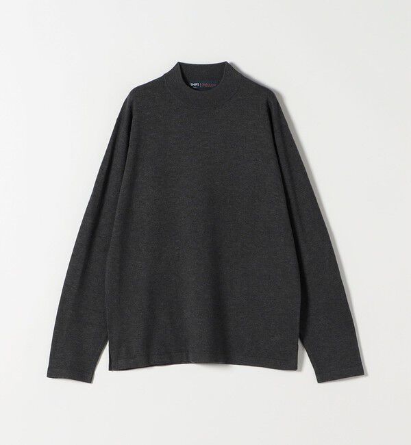 SHIPS Colors 「SHIPS Colors:〈吸湿発熱〉Solist(R)Heat 14ゲージ モックネックニット◇」|ニット・セーター|