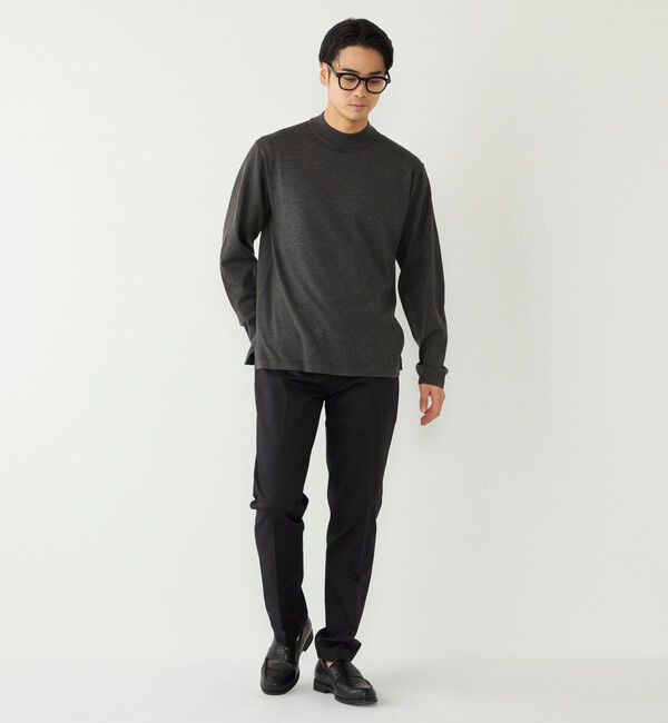 SHIPS Colors 「SHIPS Colors:〈吸湿発熱〉Solist(R)Heat 14ゲージ モックネックニット◇」|ニット・セーター|