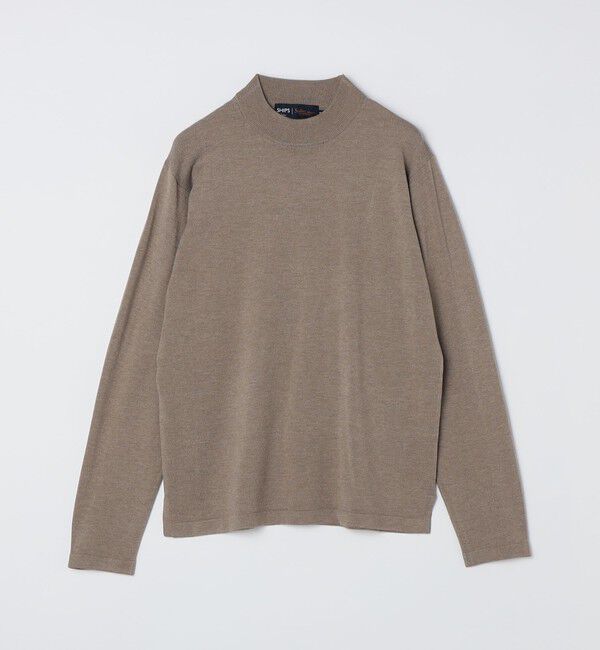 SHIPS Colors 「SHIPS Colors:〈吸湿発熱〉Solist(R)Heat 14ゲージ モックネックニット◇」|ニット・セーター|