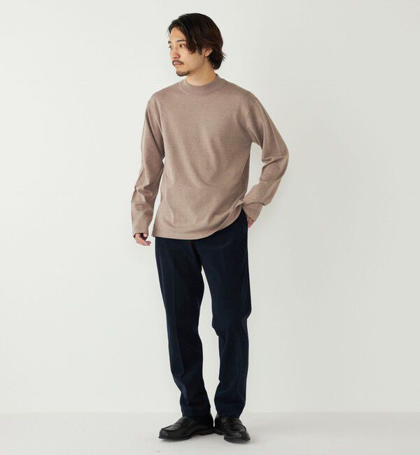 SHIPS Colors 「SHIPS Colors:〈吸湿発熱〉Solist(R)Heat 14ゲージ モックネックニット◇」|ニット・セーター|