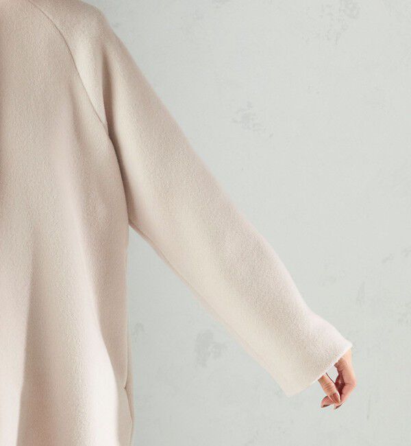 SHIPS for women「Pure SUPER100 ノーカラー コート」|ノーカラーコート|