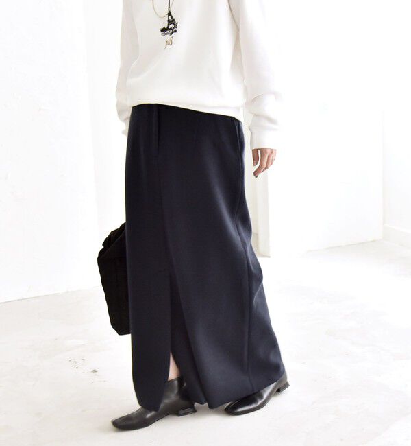 quaranciel「quaranciel: エア ニードル Iライン スリット スカート」|スカート|