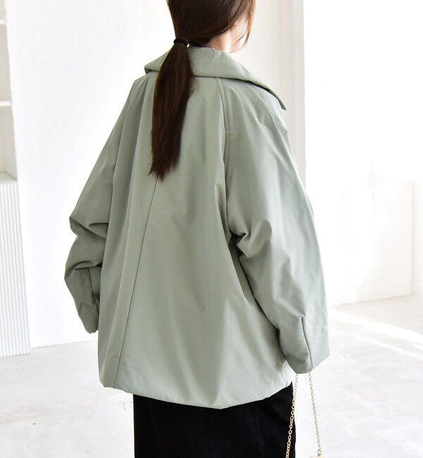 quaranciel「quaranciel:〈撥水加工〉中綿 テーラード ミドル Wボタン ジャケット コート」|その他|