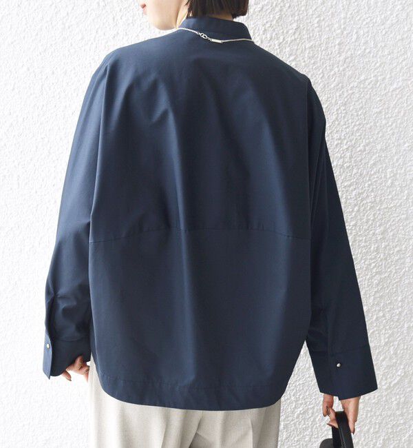 SHIPS for women「〈手洗い可能〉ピンタック ドルマン 長袖 シャツ」|シャツ・ブラウス|