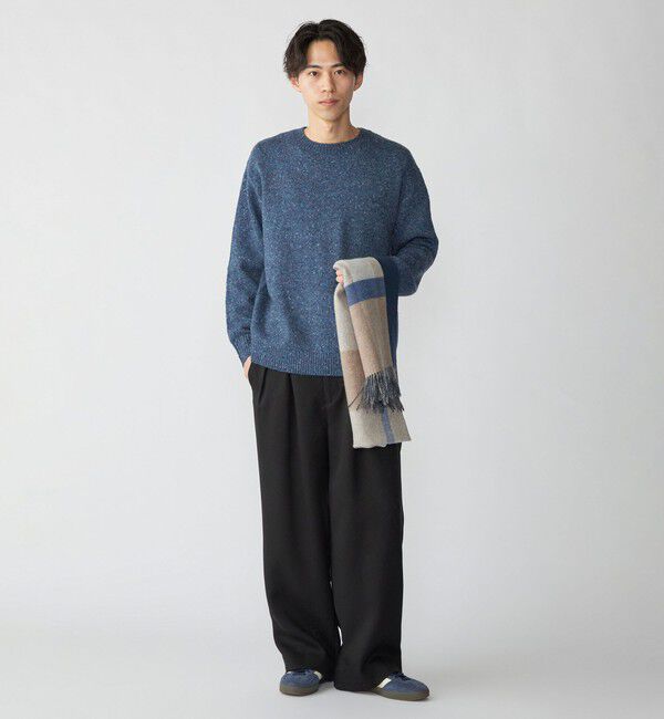 SHIPS「SHIPS: カシミヤ ダブルフェイス チェック マフラー」|マフラー|