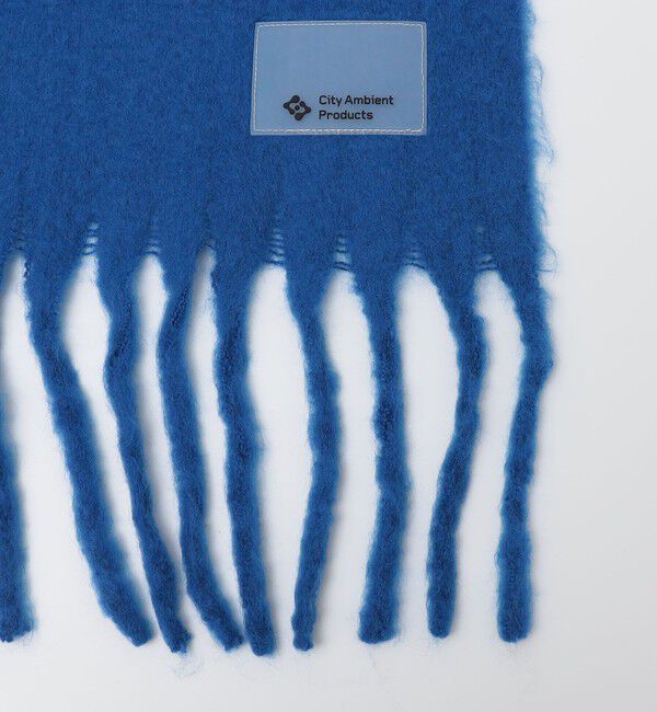 SHIPS「City Ambient Products: シャギー ソリッド ボリューム マフラー」|マフラー|