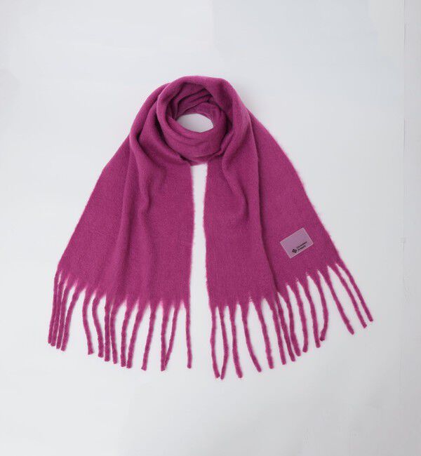 SHIPS「City Ambient Products: シャギー ソリッド ボリューム マフラー」|マフラー|